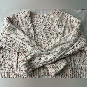 moon & madison Speckled Knit Cardigan